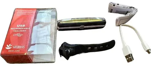 Велосипедный фонарь COB Weidas WDS-2266 вело габарит аккумуляторный COB Белый свет - фото 7