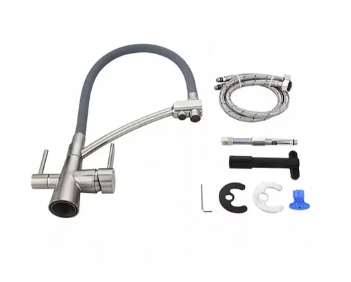 Змішувач для кухні Frap з виходом для питної води F4374-5 - фото 2