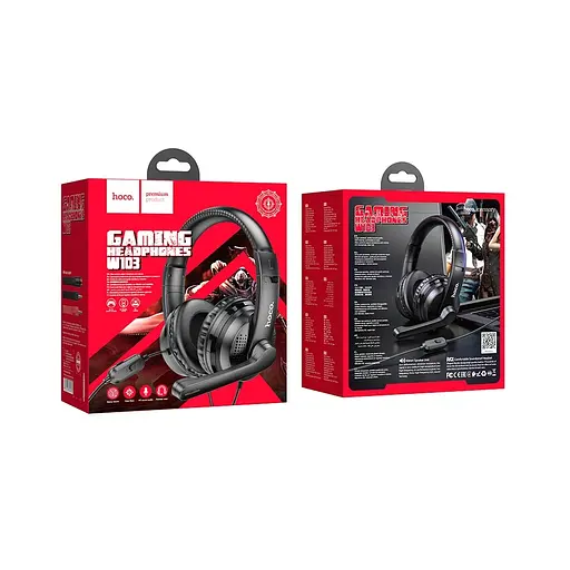 Игровые Наушники Hoco W103 Magic Красный - фото 4