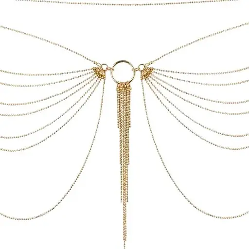 Цепочка на трусики или лиф Bijoux Indiscrets Magnifique Waist Chain украшение на тело Gold - фото 2