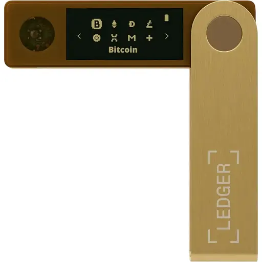 Криптокошелек Ledger Nano X Gold [135794] - фото 2