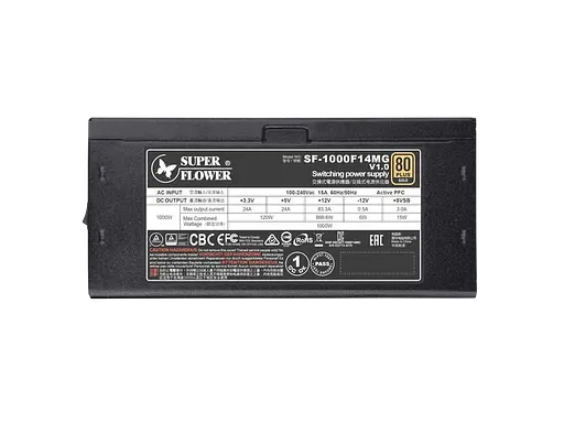 Блок живлення Super Flower Leadex 1000W 80+ Gold (SF-1000F14MG) Б/В - фото 4