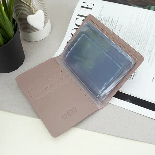 Обложка на права женская кожаная HC-26 нюдовая (на права старого образца) - фото 9