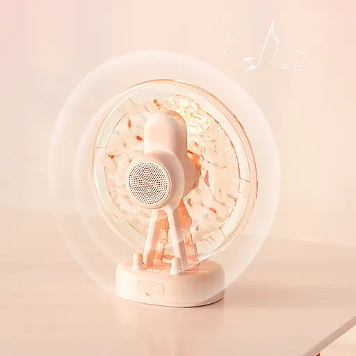 Проектор-нічник ZAY-L07 Sky Wheel 2in1 + Bluetooth колонка Pink - фото 5