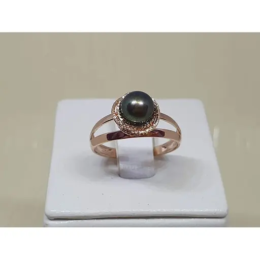 Золотое кольцо Favoritum с жемчугом. 111420_1Ч 17,5 - фото 3