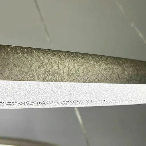 LED люстра підвісна в подвійному кільцевому корпусі Ø 65+83 см | Line F | Арт. MJ342-800+600 Ice Flower Silver - фото 2