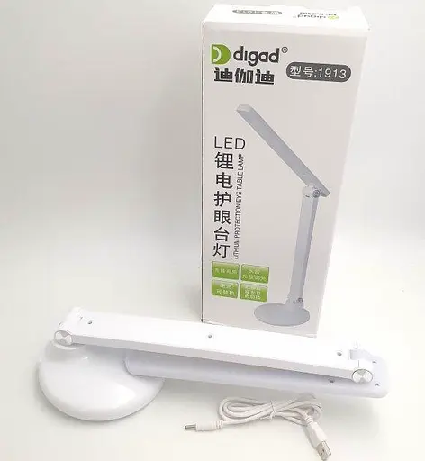 Настільна лампа Digad 1913 сенсорна + 18650 + USB + 3 режими (плавне регулювання) - фото 5