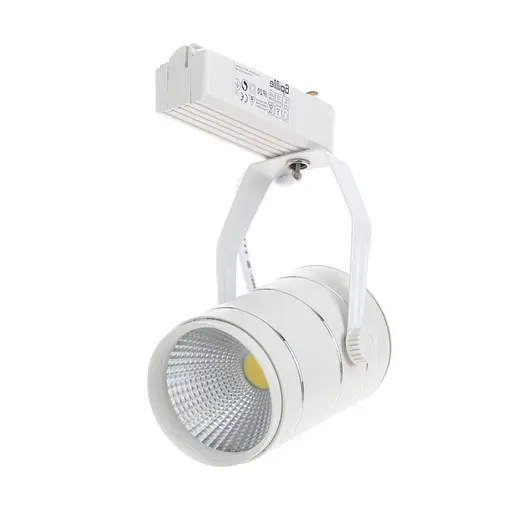 Светильник трековый поворотный LED 423/10W NW WH/SL Brille 32-326
