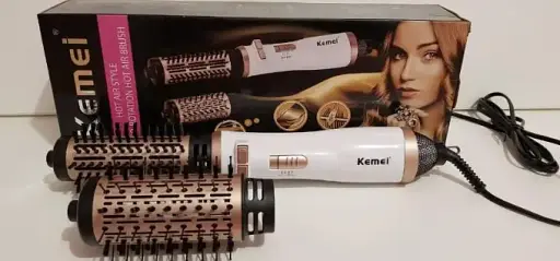 Фен-щетка Kemei KM-8020 - фото 3