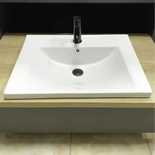 Умивальник VBI Busso 60 white врізний VBI-018045, Білий - фото 1