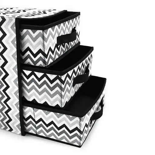 Органайзер Handy Home Zigzag з трьома висувними ящиками, 36х30х30 см (ZSH-07) - фото 8