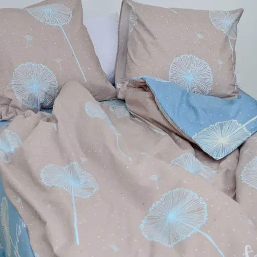 Комплект постільної білизни Viluta полуторний ранфорс 19008 100% бавовна - фото 3