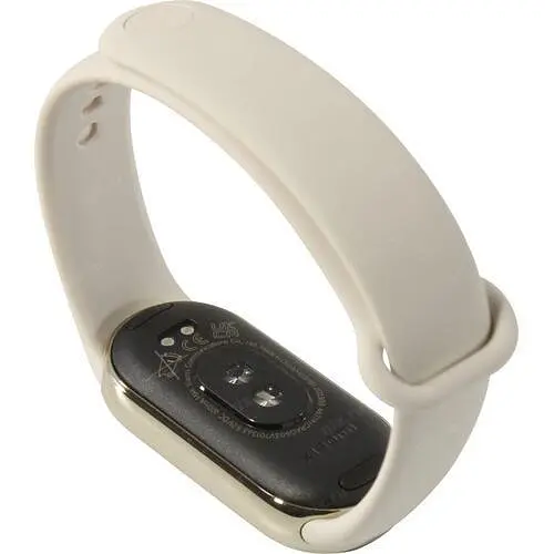 Умный браслет XIAOMI Mi Smart Band 8 (BHR7166GL) бежево-золотистый - фото 3