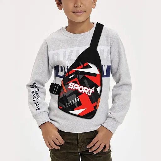 Сумка через плече дитяча Sport 29х17 см сумка слінг для хлопчика (01998)