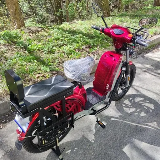 Електроскутер Двомісний Crosser E-Delta (1000W,60V,15Ah) Червоний - фото 8