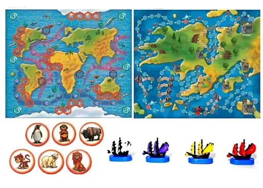 Настільна гра Bombat Game Зоорегата (ZOOregata) (укр.) (800019) - фото 5