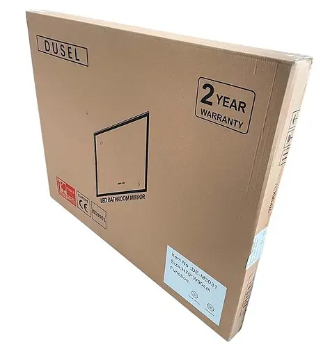 Дзеркало Dusel DE-M3011 70x90 см Сенсорне включення + підігрів, Білий - фото 5