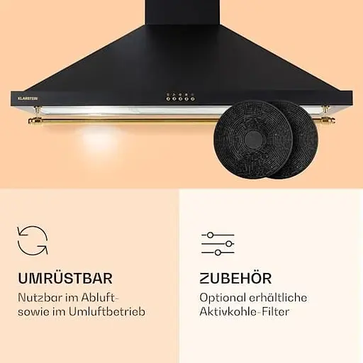 Вытяжка Klarstein Montblanc 90 610 м³/год 165 Вт (10040266) - фото 4