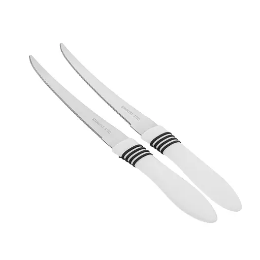 Набір ножів кухонних, 2 шт., для томатів та м'яких овочів, Kitchen Master Чорний 87707 - фото 4