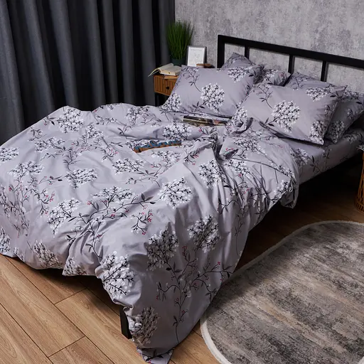 Пододеяльник Moon&Star Бязь Gold Люкс Winter Branches Полуторный 143x210 см - фото 3