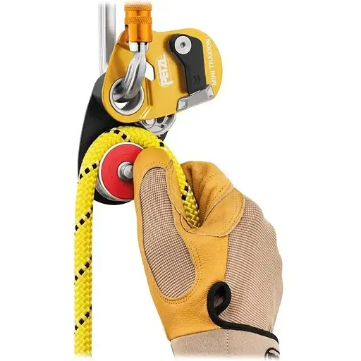 Блок-ролик Petzl Mini Traxion Yellow/Black (1052-P054AA00) - фото 4