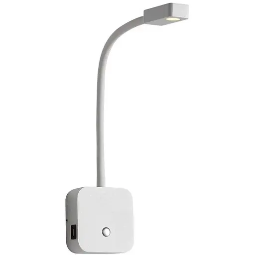 Бра з USB Kloodi DECO WA-SNAKE SQ565 3K WH - фото 1