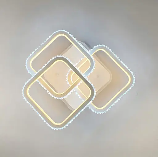 Потолочная светодиодная люстра с подсветкой RGB | Ст. A 77075-3 WT | Line F - фото 5