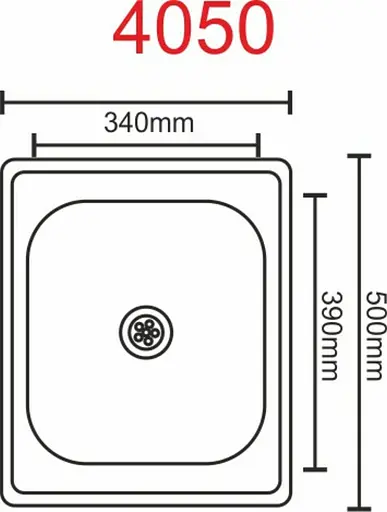 Кухонная мойка из нержавеющей стали Platinum сатин 4050 врезная (0,5/160 мм), Satin - фото 3
