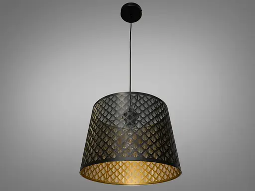 Новинка светильник подвес в стиле Лофт "Геометрия", черного цвета - фото 2