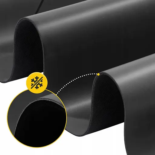 Коврик (мат) спортивный 4FIZJO PU 183 x 68 x 0.4 см для йоги и фитнеса 4FJ0587 Black (P-5907739319531) - фото 11