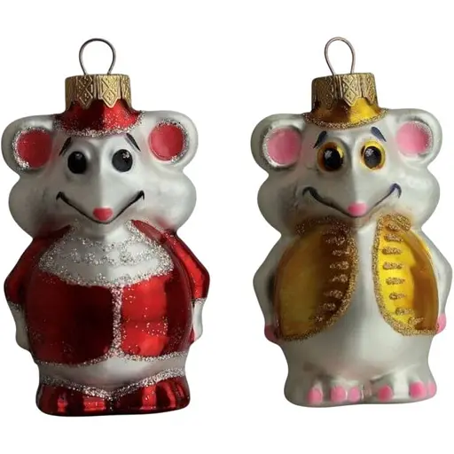 Набір ялинкових прикрас Санта Шоп Круть і Верть скло (4820001155105)