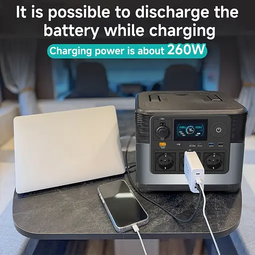 Зарядна станція LVYUAN M9 1200W 1008Wh LiFePO4 - фото 4