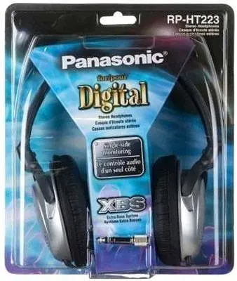 Провідні накладні навушники Panasonic RP-HT223GU-S (Сірий) - фото 2