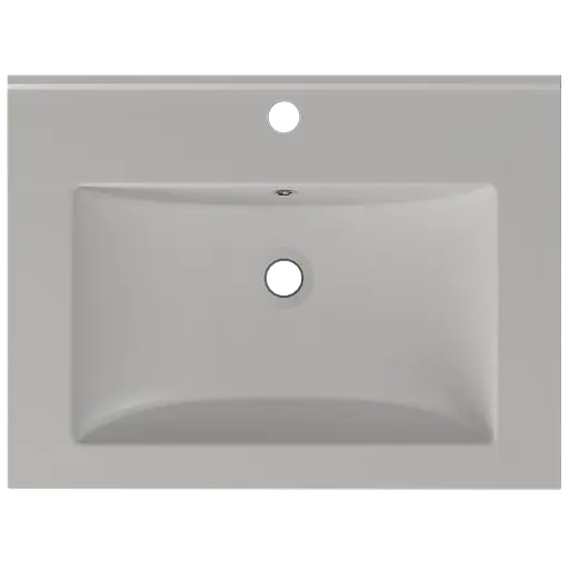 Раковина матова врізна Amidicon Cosmo 60 600x450 з литого каменю Cosmopolite_60_MAT, Білий матовий - фото 4