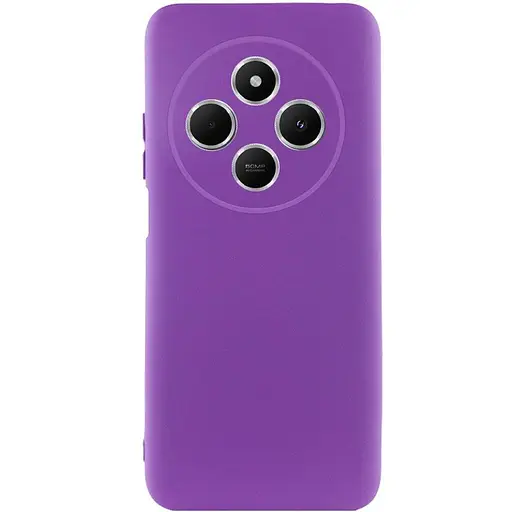 Чохол Getman TPU Liquid Silk Full Camera для Xiaomi Redmi 14C/Poco C75 Фіолетовий/Purple