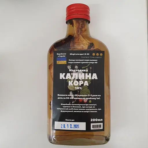 Настойка на коре калины 200 мл - фото 1