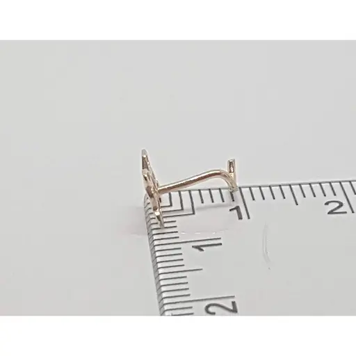 Золота сережка-пірсинг Dear в ніс Dear. 1026 - фото 5