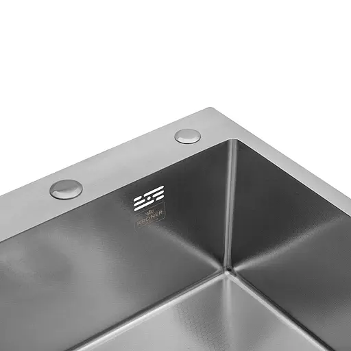 Кухонная мойка Kroner KRP Derby - 5050HM Brush (2,5/0,5 мм) CV027234, Нержавеющая сталь - фото 5