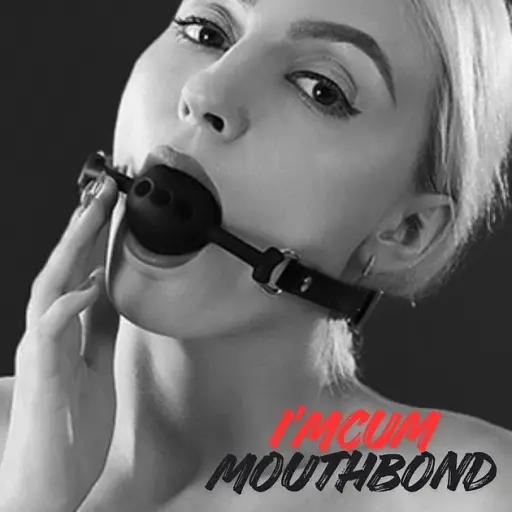Кляп I’MCUM MouthBond для рольових ігор Чорно-червоний (IM-SM208-red&black) - фото 7