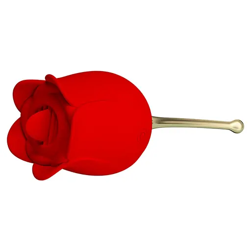 Кліторальний стимулятор Pretty Love Rose Lover Licking Stimulator 14.2 см червоний - фото 3