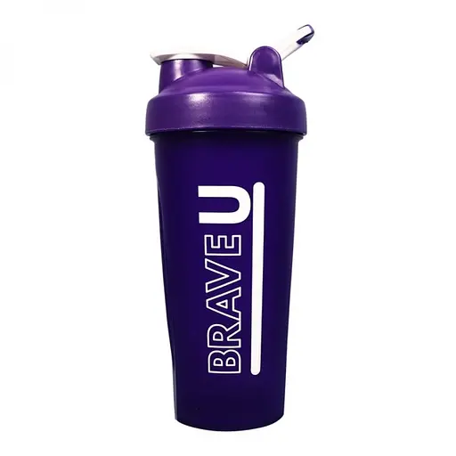 Шейкер Brave U Shaker фіолетовий 700 мл (1086-2022-10-2336)