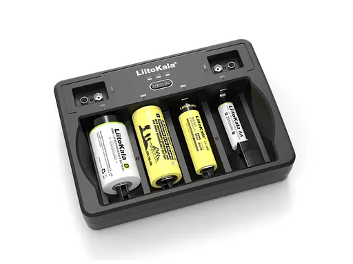 Универсальное зарядное устройство Liitokala Lii-D4 на 4 канала (Li-ion, NiMH+NiCD + крона) Type-C - фото 4