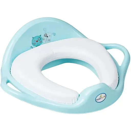 Детская накладка на сиденье унитаза Tega Baby Dog&Cat light blue - фото 1