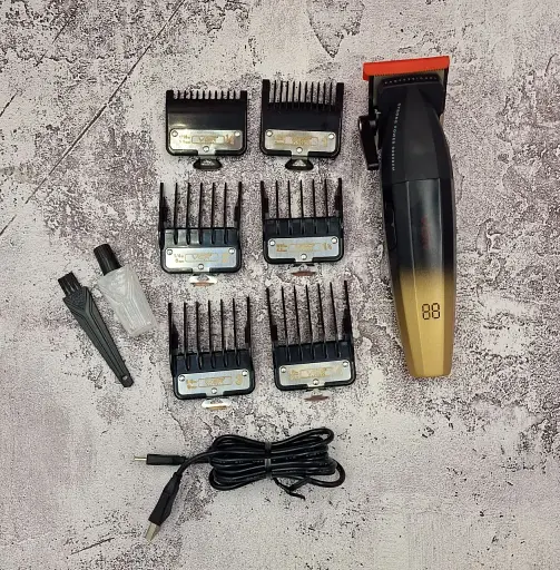 Професійна машинка для стрижки VGR V-003 (9000 об/хв, DLC-ножі, 2500 mAh) - фото 4