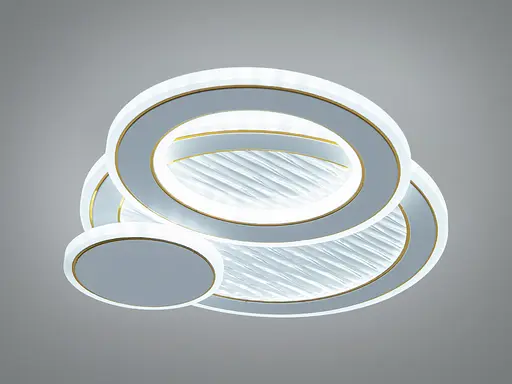 Світлодіодний стельовий світильник Romin сірий 34 Вт CCT - фото 2