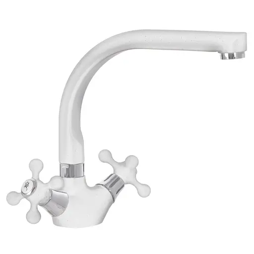 Змішувач для кухні Mixxus COLOR 273 білий (MI2760) - фото 1