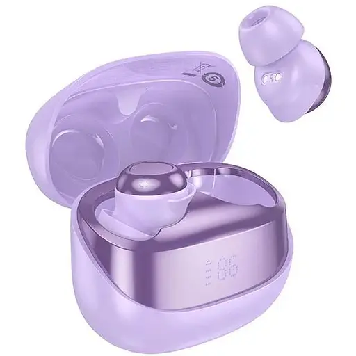 Бездротові навушники Hoco EW200 Elegant true wireless sleep BT headset IPX4, BT5.4, 30mAh, 400mAh, 4h, purple