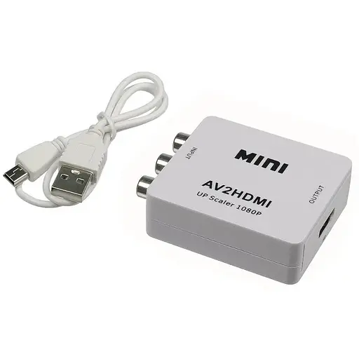 Конвертер AV to HDMI білий
