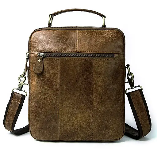 Сумка з ефектами старовини чоловіча Vintage 23х27х7,5 см sum0028950 - фото 2