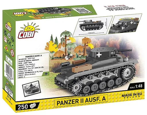 Конструктор COBI 1:48 PANZER II AUSF.A 2718 - фото 6
